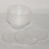 8oz Round Heavy Duty Plastic Containers & Lids