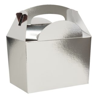 Childrens Metallic Party Meal Boxes