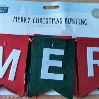 Merry Christmas Felt Bunting 1.5m